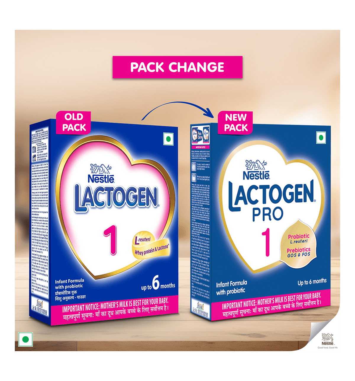 Nestle Lactogen Pro 1 Powder, Infant Formula Up To 6 Months With Probiotic And Prebiotics, Bag-In-Box image 5